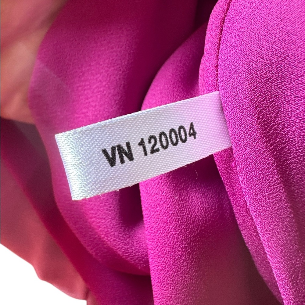 Eva Mendes Halter Maxi Dress – Colorblock Purple/Fuchsia – Size Small NWT - Picture 15 of 15